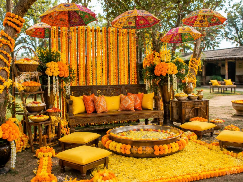 Haldi & Mehendi Decoration