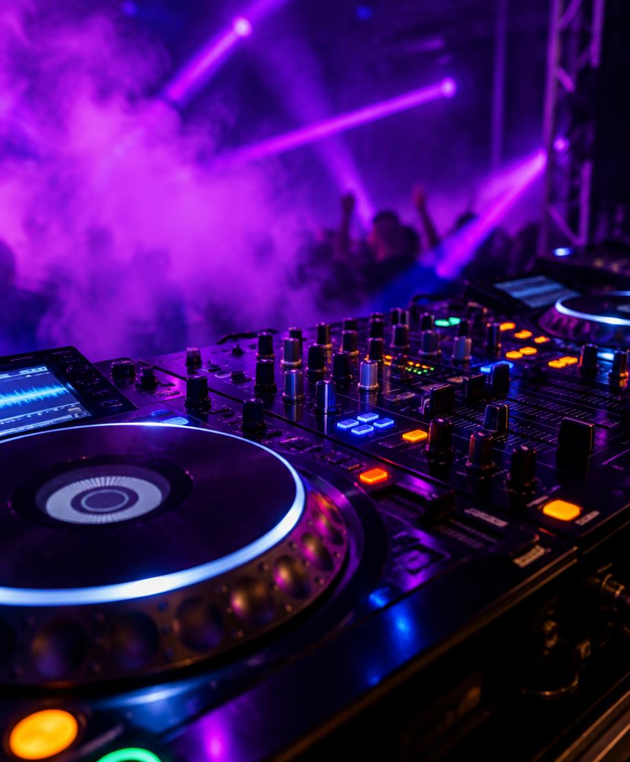 DJ event setup