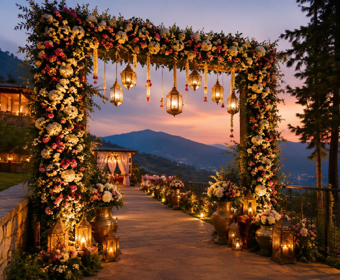Wedding event setup
